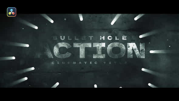 Bullet Hole Title - VideoHive 55927284