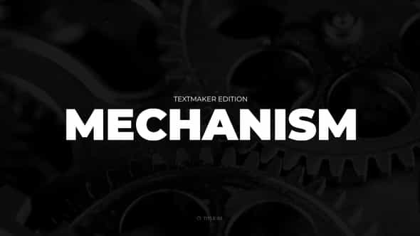 Titles Animator Mechanism Premiere Pro - VideoHive 51825457