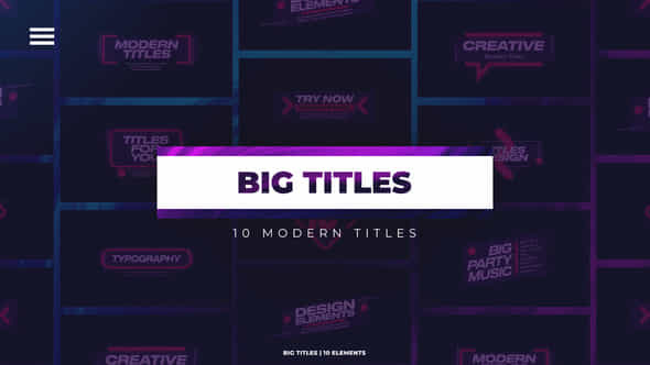 Big Titles - VideoHive 46014232