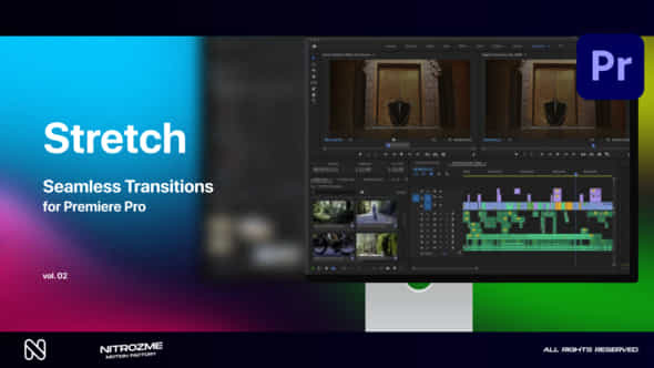 Stretch Transitions Vol 02 For Premiere Pro - VideoHive 48688790