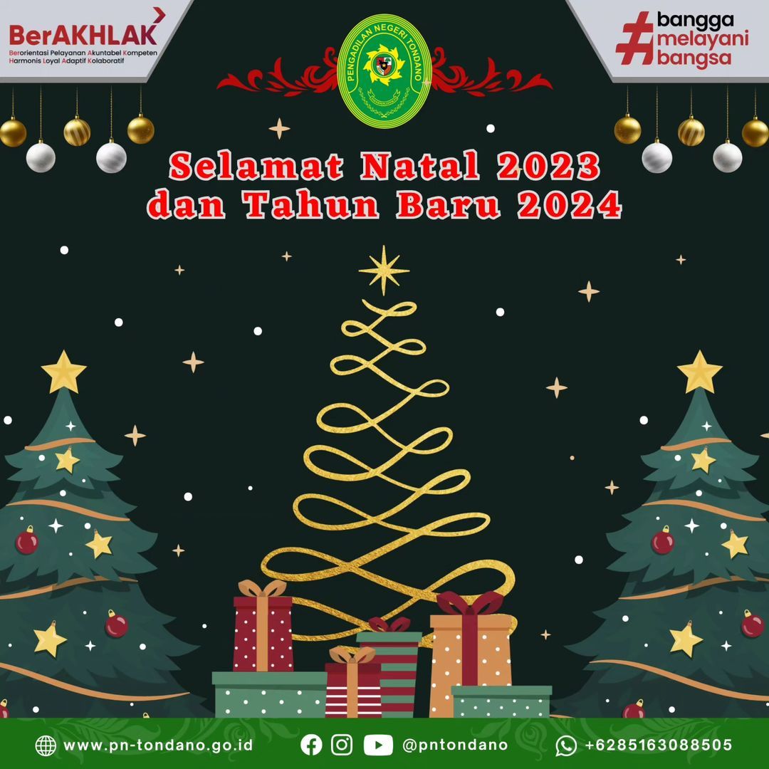 Selamat Natal 2023 dan Tahun Baru 2024