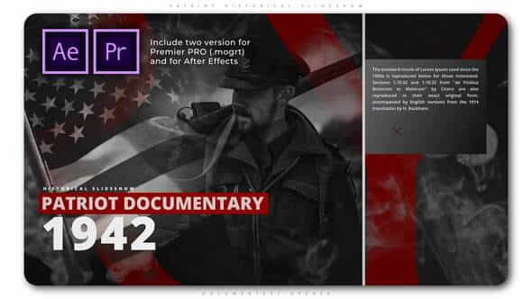 Patriot Historical Slideshow - VideoHive 28424755