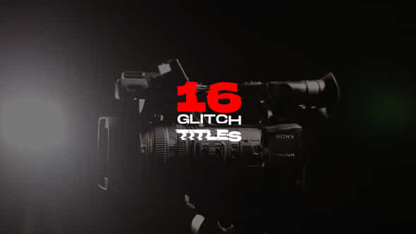 Glitch Titles MOGRT - VideoHive 42926229