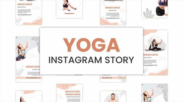 Yoga Instagram Stories - VideoHive 34080654