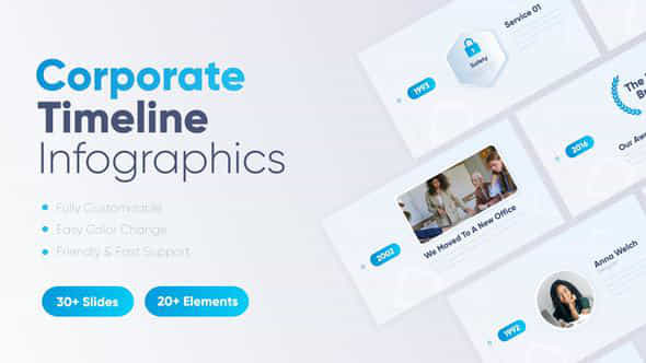 Corporate Timeline - VideoHive 43396816
