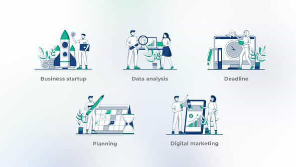 Data analysis - VideoHive 44422429