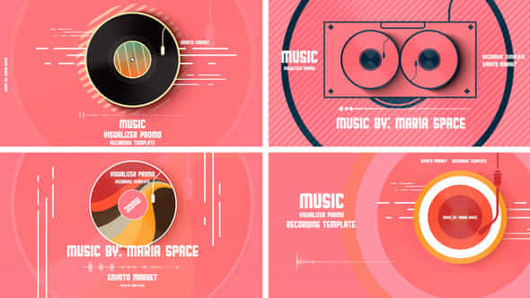 Retro Audio Visualizer - VideoHive 51087377