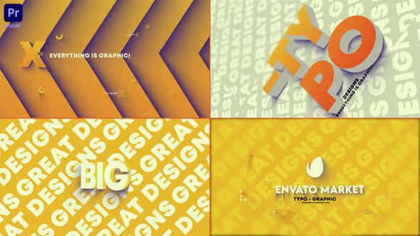 Colorful Typographic Intro - VideoHive 49191964