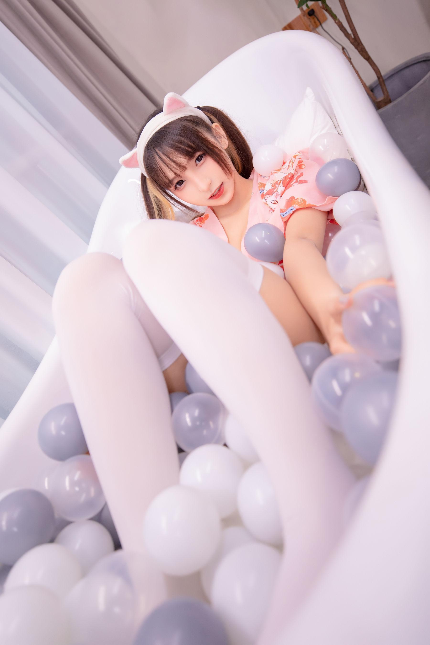 [Cosplay] 神楽坂真冬 – ガールズパフェ – 雪糕少女(21)