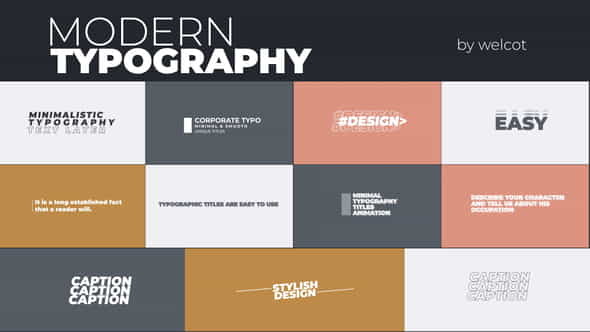 Typography Titles 1.0 - VideoHive 42501615