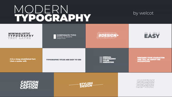 Typography Titles 1.0 - VideoHive 42667404