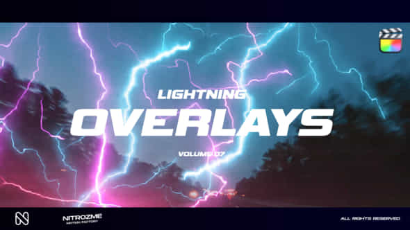 Lightning Overlays Vol 07 For Final Cut Pro X - VideoHive 50631933