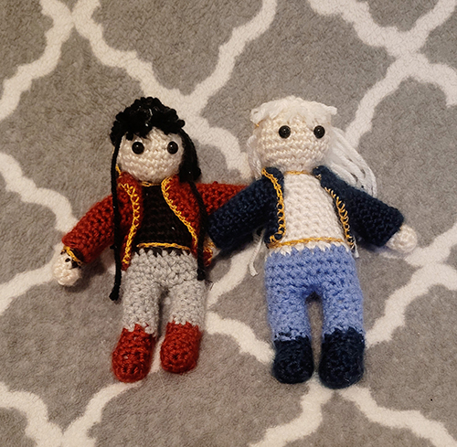 Ren Xiyang and Rian, doll/crochet form