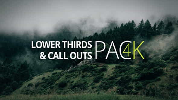 4K- Lower ThirdCall - VideoHive 14720443
