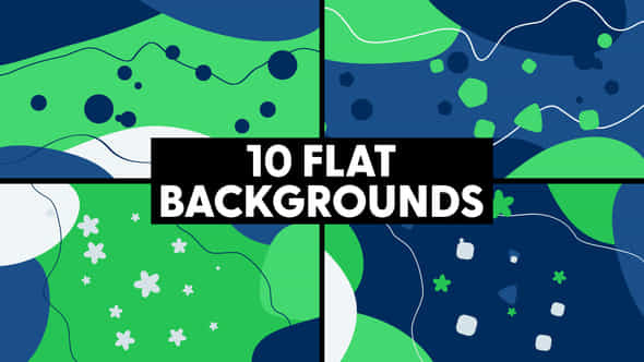 Flat Backgrounds - VideoHive 47771650