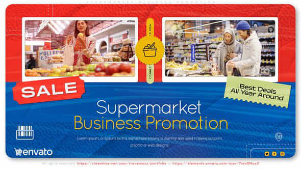 Supermarket Business Promotion - VideoHive 39679486