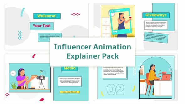 Influencer Explainer Animation - VideoHive 45189224