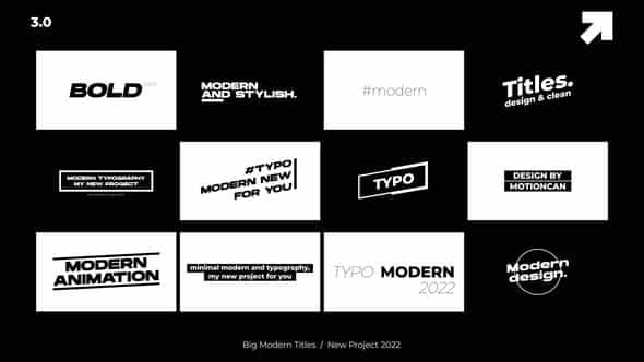 Modern Titles 3.0 - VideoHive 42465251