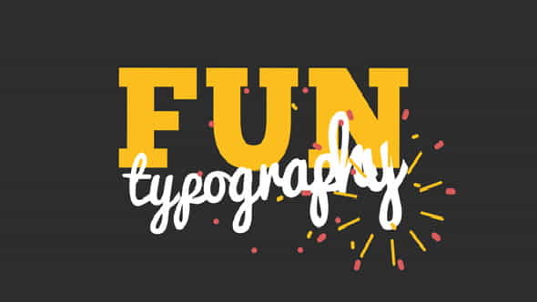 Fun Kinetic Typography - VideoHive 7703583