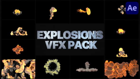 Explosions Pack | After Effects - VideoHive 30962039
