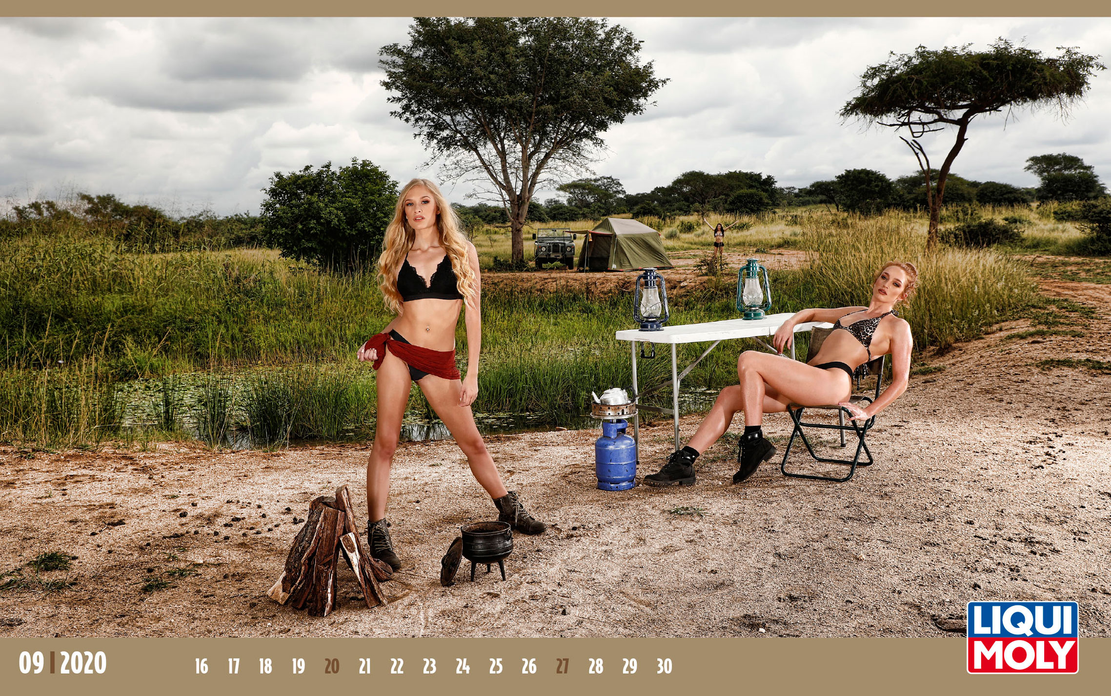Liqui Moly 2020 Girls Calendar Календарь с девушками автоконцерна Liqui Moly, 2020 год / сентябрь-2