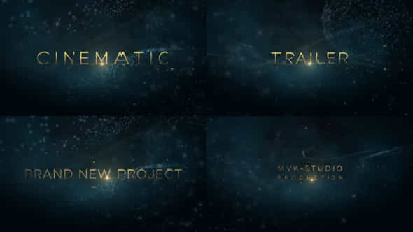 Cinematic Trailer Titles - VideoHive 54969472