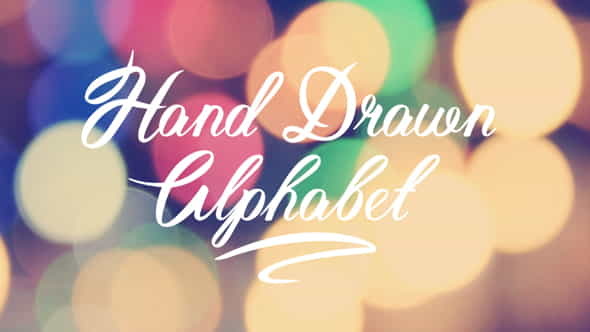 Hand Drawn Alphabet - VideoHive 19244875