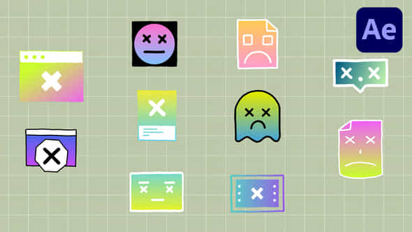 Error Icon After Effects - VideoHive 53101847