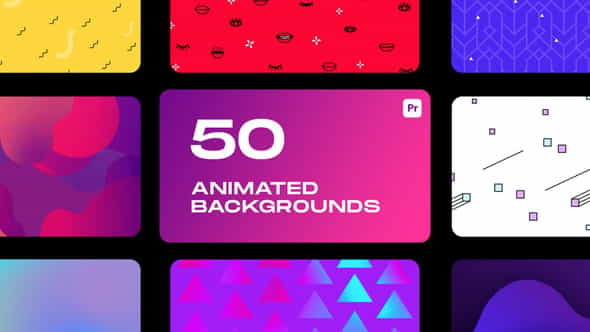 Animated Backgrounds for Premiere Pro - VideoHive 33308513