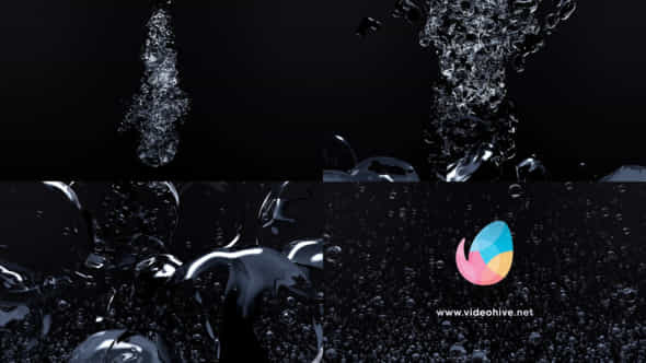 Water Bubble Logo - VideoHive 40145164