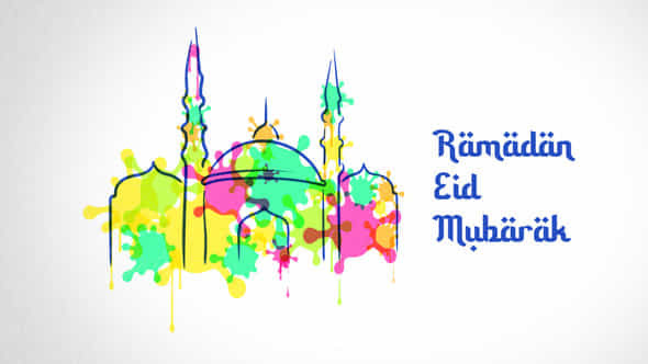 Ramadan Watercolor - VideoHive 36935642