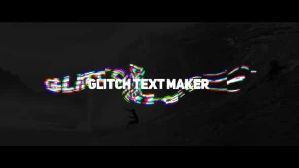 Wave Glitch Text Maker - VideoHive 22191043
