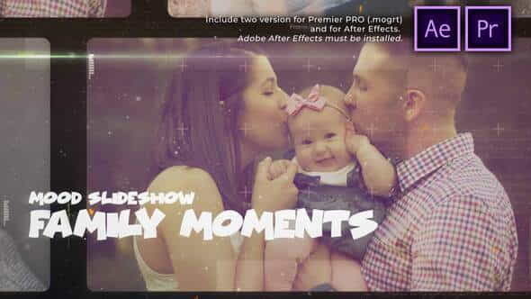 Happy Family Moments Slideshow - VideoHive 30265416