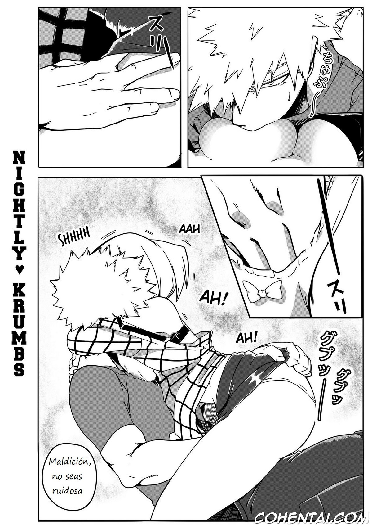 NIGHTLY KRUMBS (Boku no Hero Academia) xxx comics manga porno doujin hentai español sexo 