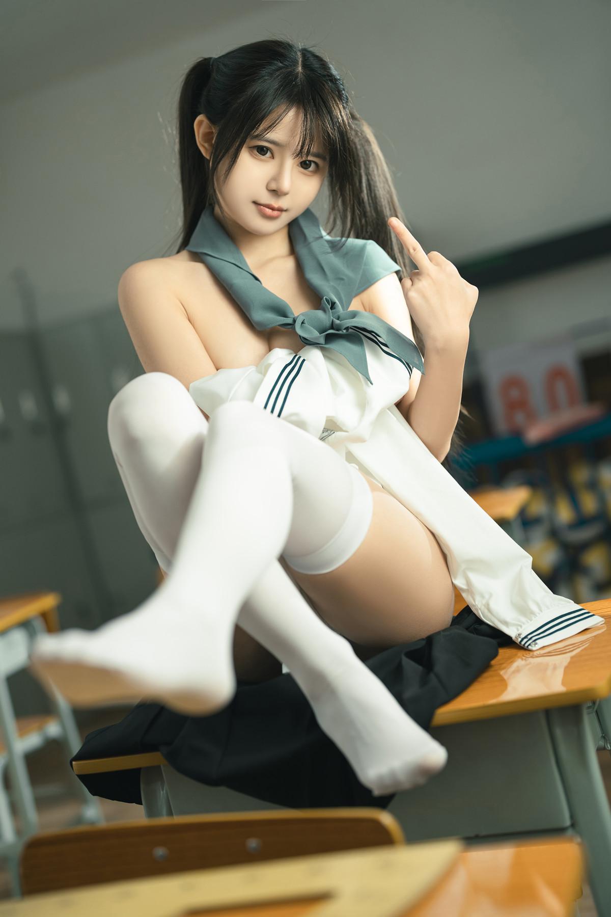Cosplay Rua阮阮 授课中 In Class(42)