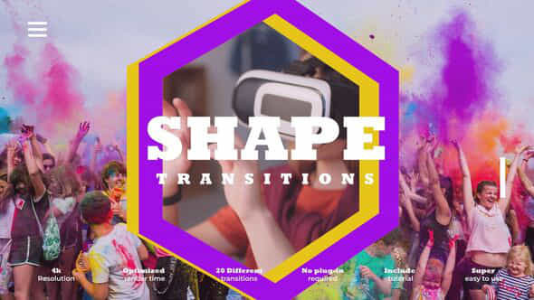 Shapes Transitions - VideoHive 52907814