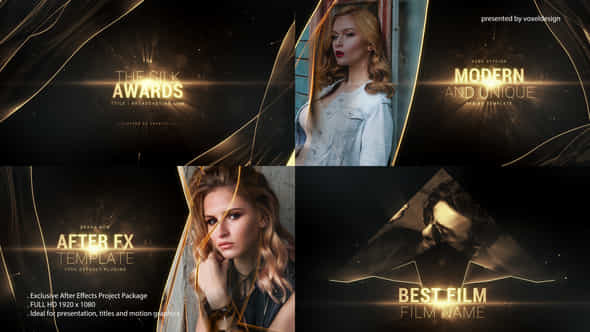 Silk Awards Cinematic Titles - VideoHive 57697004