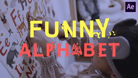 Funny Alphabet | After Effects - VideoHive 28000907