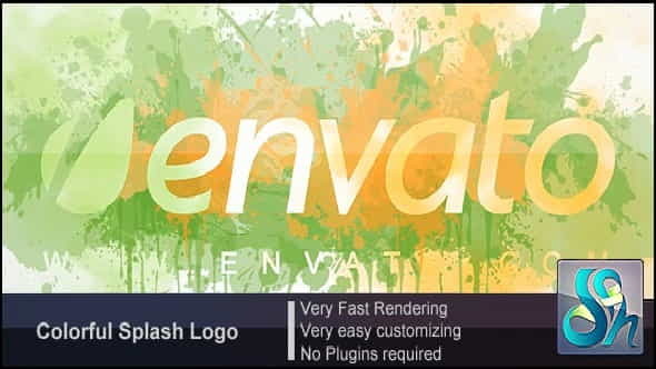 Colorful Splash Logo | Abstract - VideoHive 3094626