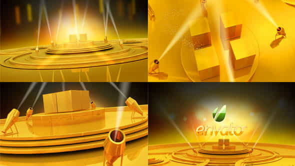 Gold stage | - VideoHive 3450708