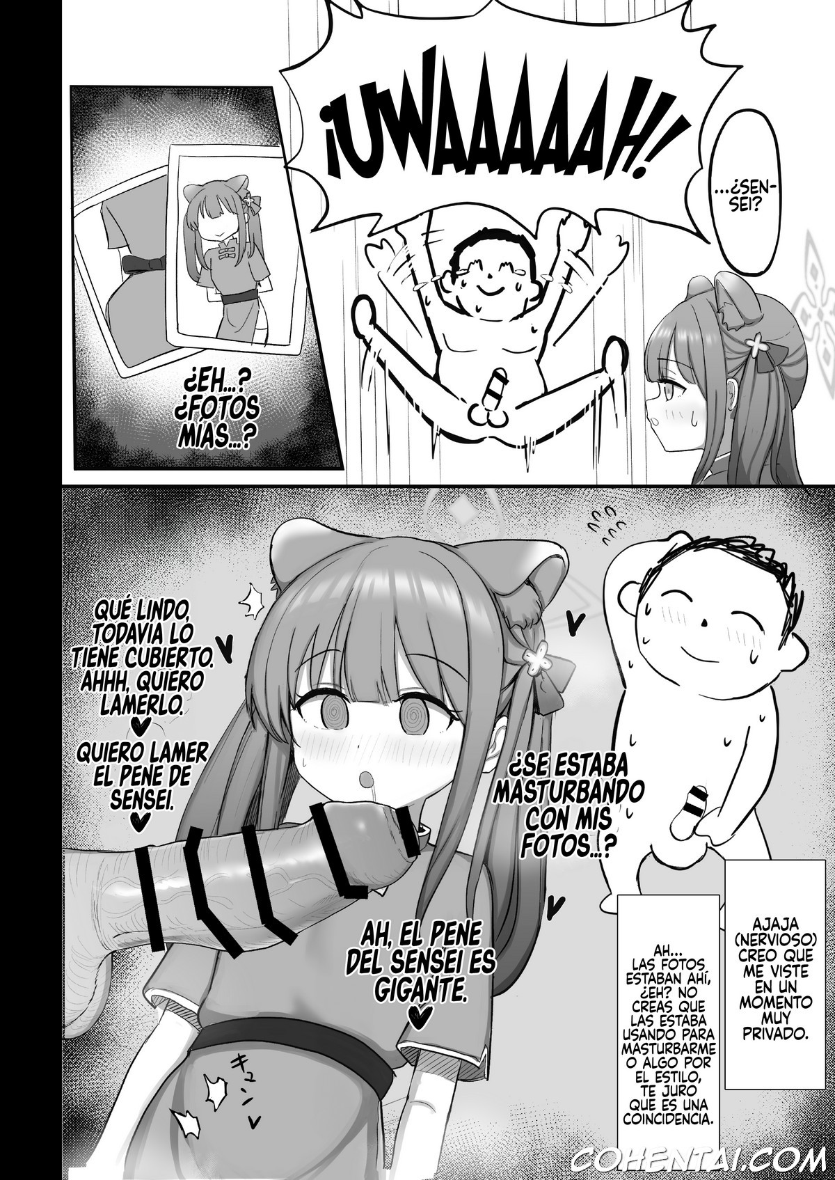 Shuerin ga Gohoubi Agechaimasu (Blue Archive) xxx comics manga porno doujin hentai español sexo 