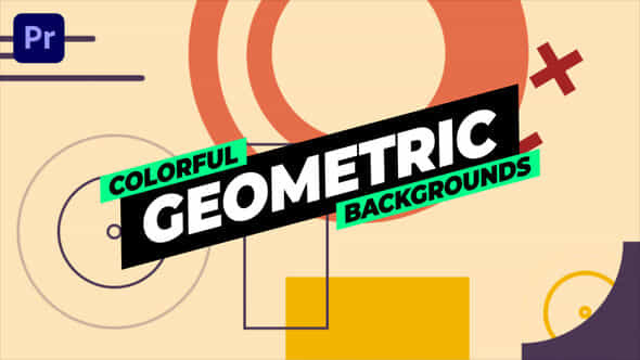 Colorful Geometric Backgrounds - VideoHive 53275945