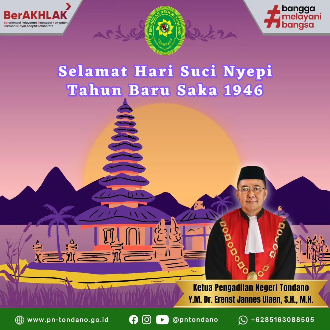 Selamat Hari Suci Nyepi Tahun Baru Saka 1946