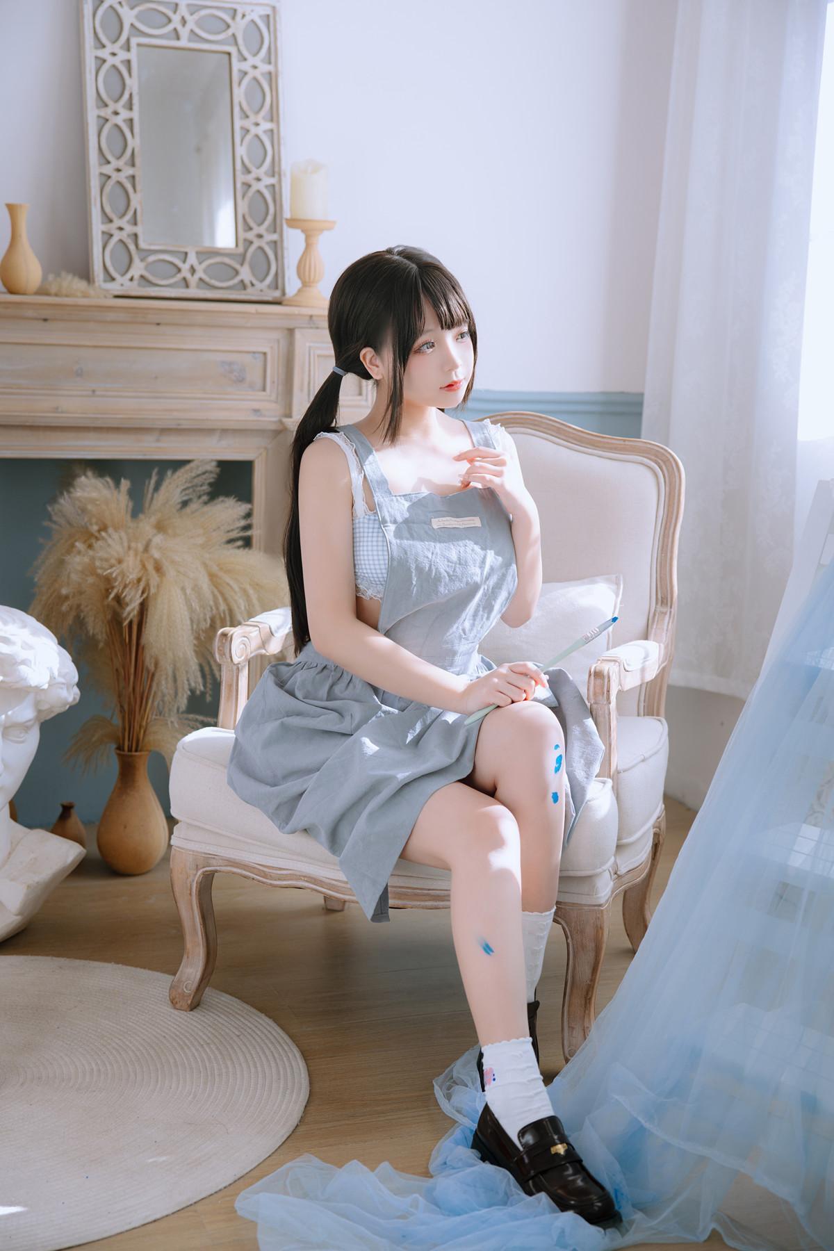 Cosplay Rinaijiao日奈娇 – 美术生(12)