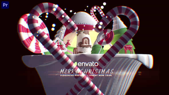 3D Cartoon Christmas Logo - VideoHive 48807990