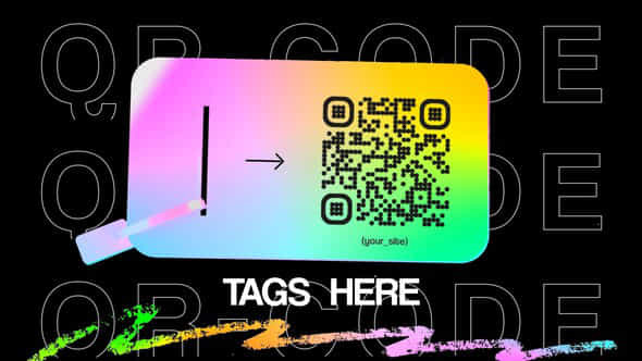QR Code Tag - VideoHive 43092663