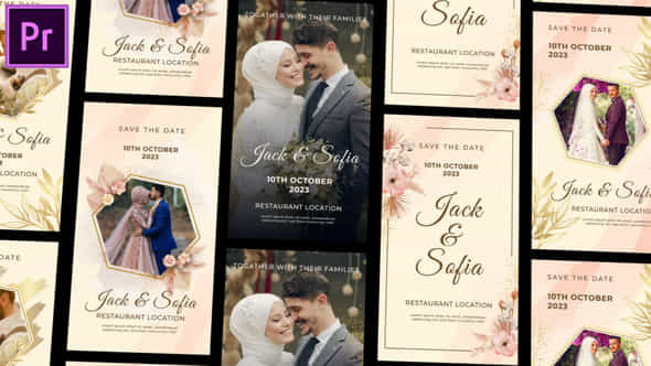 Wedding Invitation Instagram - VideoHive 47153296