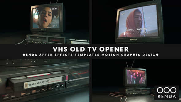 Old Tv Opener - VideoHive 32238454