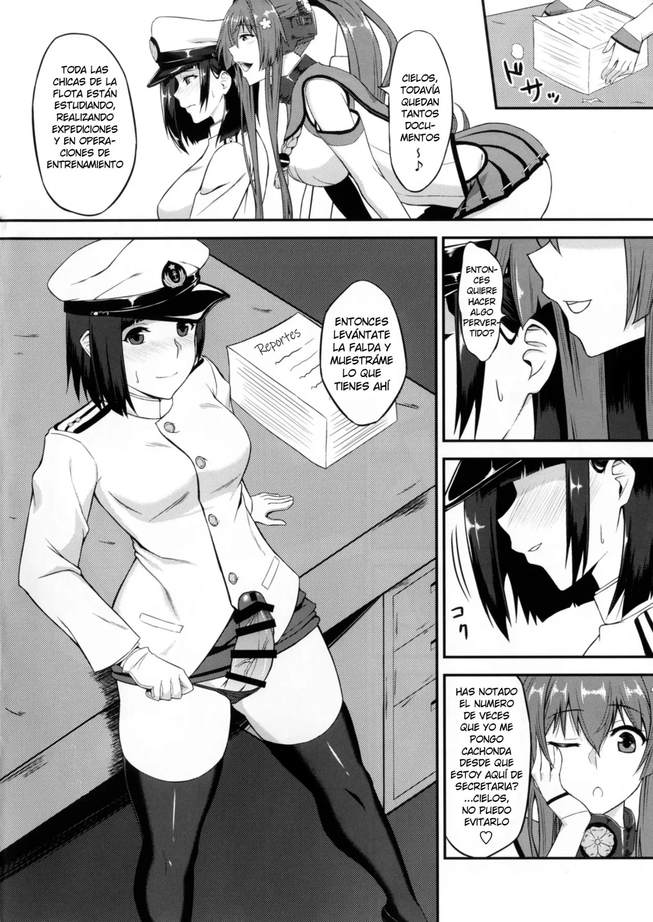 Yamato y la Almirante Futanari &#91;KanColle&#93; - 2