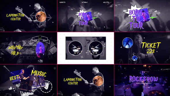 Rock Show Live Concert - VideoHive 49621547
